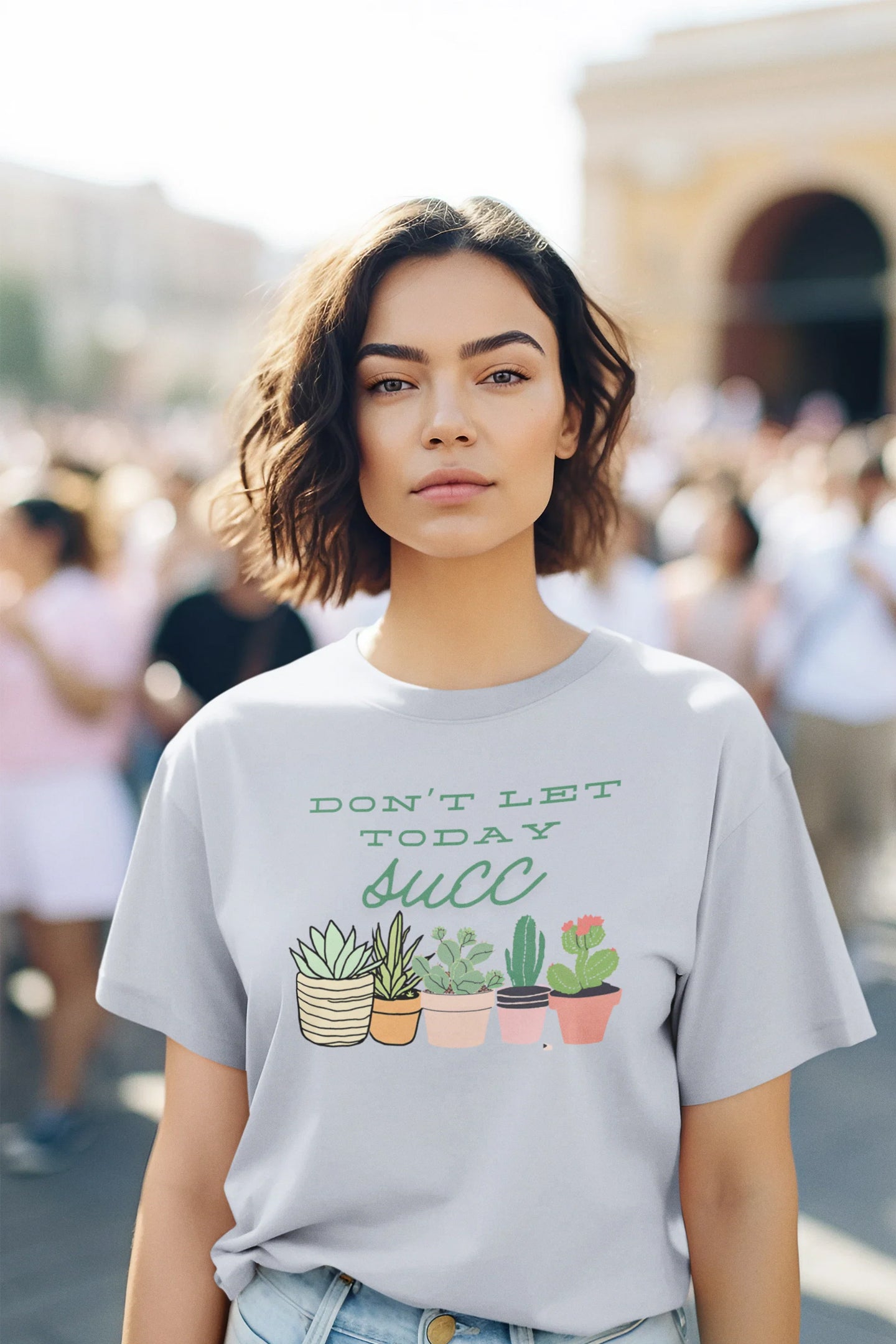 Shirt|Don't Let Today Succ|Unisex Shirt|Cotton Shirt|Graphic Tee|Motivation|Meaningful|Threadwell