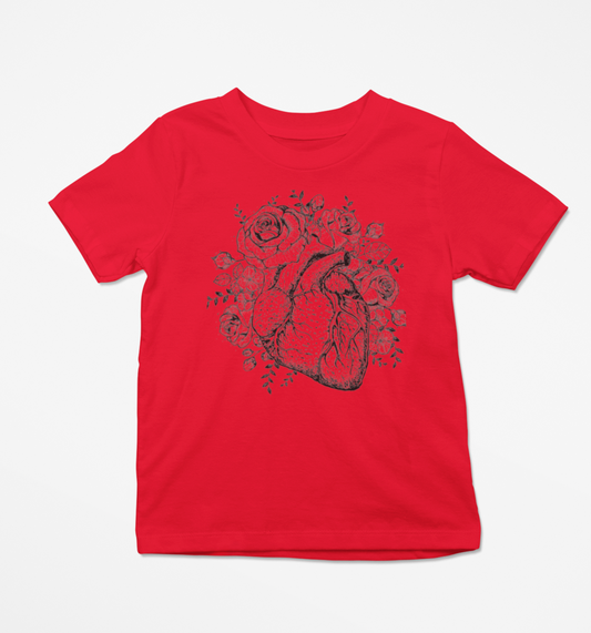 Shirt|Blooming Heart|Men Shirt|Cotton Shirt|Graphic Tee|Motivation|Meaningful|Threadwell