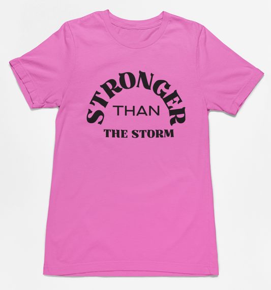 Shirt|Stronger Than Storm|Cotton Shirt|Tee Shirt|Graphic Shirt |Motivational Shirt|Statement ShirtMental Health|Threadwell