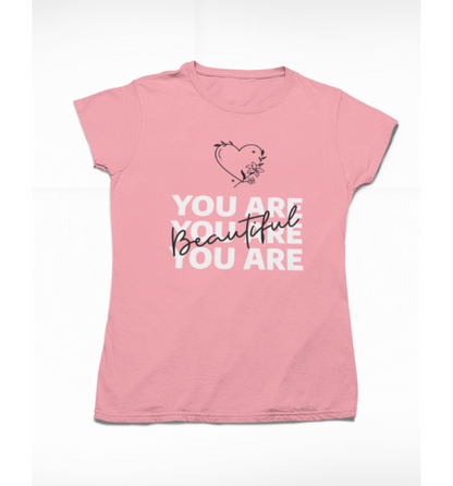 Shirt|You Are Beautiful|Cotton Shirt|Tee Shirt|Graphic Shirt |Motivational Shirt|Statement ShirtMental Health|Threadwell