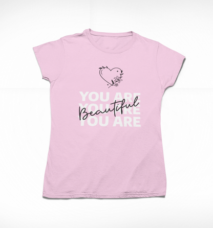 Shirt|You Are Beautiful|Cotton Shirt|Tee Shirt|Graphic Shirt |Motivational Shirt|Statement ShirtMental Health|Threadwell