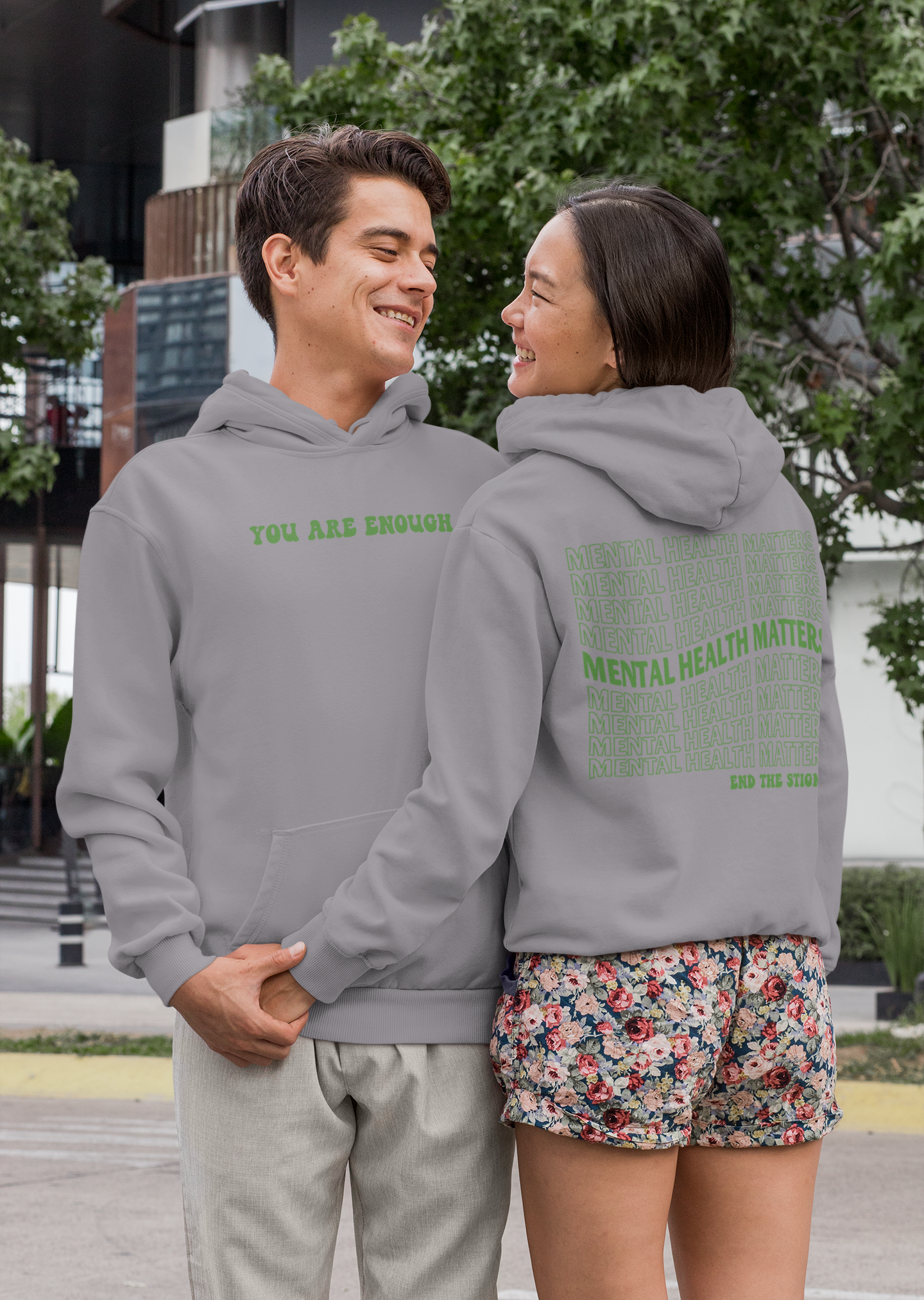 Hoodie|You Are Enough|High Quality|Graphic Hoodie|Motivational Hoodie|Statement Hoodie|Mental Health|Threadwell